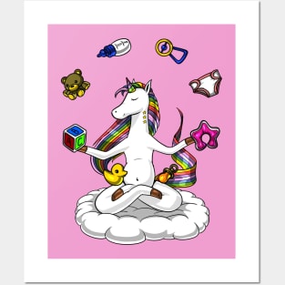 Mamacorn Unicorn Mom Posters and Art